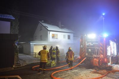 Aichwald-Aichschiess: Kellerbrand in Wohnhaus